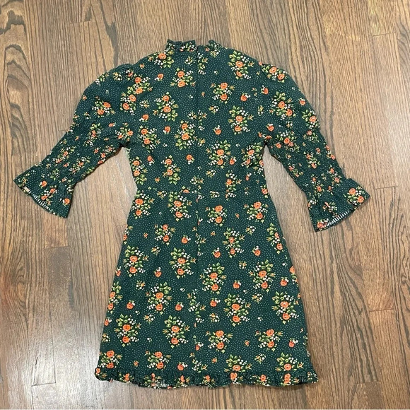 Laura Ashley x UO Maisy Mock Floral Mini Dress small - Picture 10 of 11